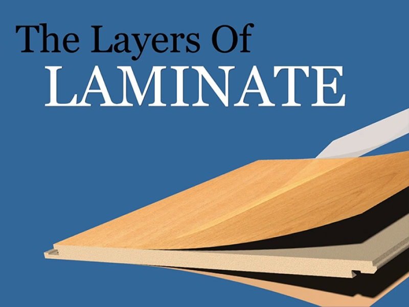 the layers of laminate graphic